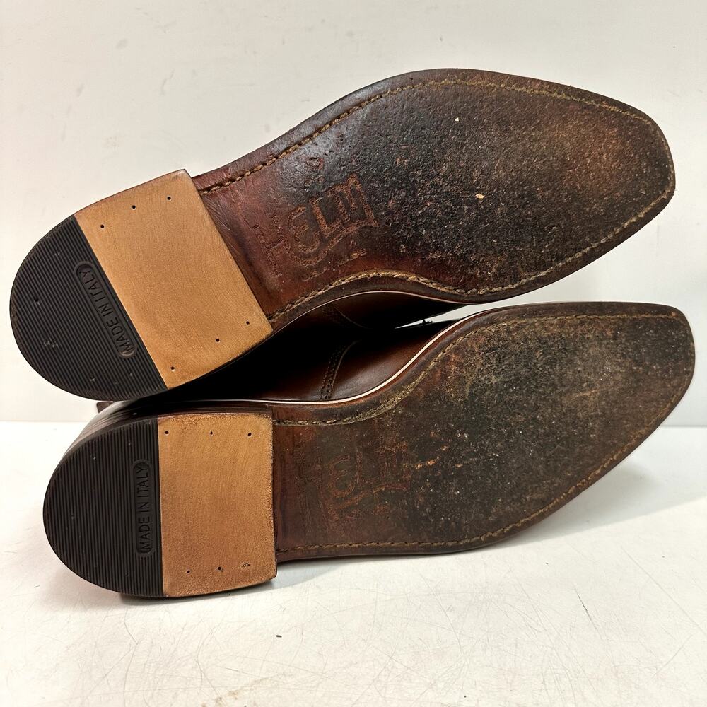NEW HEELS Rancourt & Co. x Helm Sam Boot Ray-Ray Horween Cone Denim USA 10 D - Picture 2 of 12